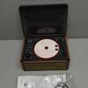 G Keni Retro CD Player Boombox, Dual HiFi Speakers with Bluetooth in/Out, Vintage Wooden Battery Powered Portable CD Player for Home, AUX/USB Playback, FM Radio Music Player (Brown)