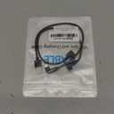 Short iPhone Charger 1FT 2Pack [ MFi Certified] 12 inch 90 Degree Lightning Cable Fast Nylon Braided Right Angle iPhone Charging Cord Compatible with iPhone 14/13/12/11/XS/XR/X/8/7/6/6s Puls/iPad (Black)