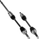 Front Left&Right CV Axle Shaft Set Fit for Nissan Pathfinder 2013-2015, for Infiniti QX60 2014 2015, for JX35 2013, V6 3.5L Engine, (For FWD Only), Replace for 66-6439 66-6446, 2 pcs CV Joint Shaft