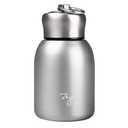 Mini Vacuum Insulated Water Bottle,Mini Water Bottles,9 oz Vacuum Bottle with Leakproof Stainless Water for Coffee Hot and Cold Drink,Portable Sport (Silver)