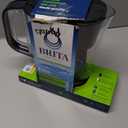 Brita Water Filter 6-Cup Denali Water Pitcher Dispenser with Standard Water Filter Black