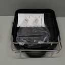 SNTD Dish Drying Rack, Expandable Dish Rack for Kitchen Counter, Stainless Steel Dish Drainer with Drainboard Set and Utensil Holder (Black)