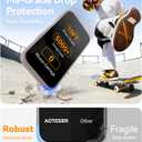 AOTESIER Magnetic for iPhone 16 Pro Case, Compatible with MagSafe[Camera Protection], Food Grade Silicone Case with [2 Screen Protectors], Anti-Scratch Protective Lining, 6.3inch, Natural Titanium