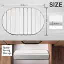 Large Stone Dish Drying Mats for Kitchen Counter,Quick Dry Stone Dishes Mats, Non-Slip Diatomaceous Earth Drying Mat for Multi - Purpose, Match Any Countertop (White, 23.6" x 15.4" )