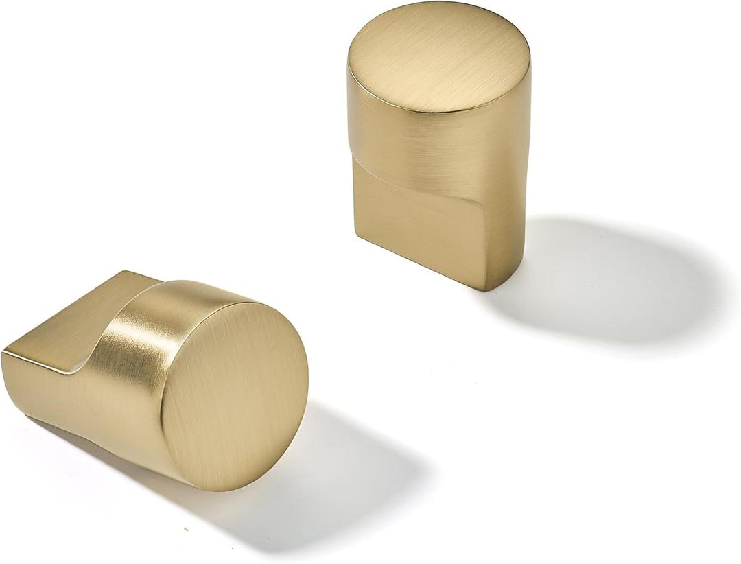 AVICCI 7 Pack Cabinet Knobs 10 Pack Champagne Bronze Kitchen Cabinet Handles Modern Gold Pulls for Dresser Drawers,Cabinet Hardware Cabinet pulls