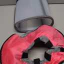 Dog Cone, Dog Surgery Collar, Inflatable Cones for Small Medium Large Dogs, Pink Recovery Collar, Does not Impede Vision (L Pink)