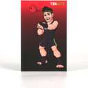 8 x TEKXYZ Reflex Ball with Counter App & Online Community, 2 Difficulty Levels Boxing Ball with Headband, Perfect for Reaction, Agility, Punching Speed, Fight Skill & Hand Eye Coordination Training (Black/Red)