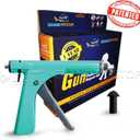 GRAND PITSTOP Tubeless Tire Gun Puncture Repair Kit with Mushroom Plug for Tyre Punctures and Flats on Cars, Motorcycles, ATV, Trucks & Tractors (Gun Puncture kit 15 Plugs, Green)