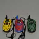 Inspireyes Walkie Talkies Toys for Kids Rechargeable, Long Range 2 Way Radio, Outdoor Camping Games Party Toys for 3 4 5 8-12 Year Old Boys Birthday Xmas Gift for Kids, 3 Pack (Ocean  Lime  Jungle)