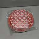 Valentine Party Plates and Napkins,60pcs Valentines Day Party Decorations Tableware Red and Pink Heart Paper Plates and Napkins for Valentine Party Supplies