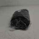 Thick Plush Futon Cover Stretch Armless Sofa Bed Slipcover Soft Couch Sofa Cover Futon Slipcover (Black)