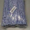 Kitinjoy Indoor Outdoor Door Mat, 47x20 Non-Slip Absorbent Dirt Trapper, Low-Profile Washable Inside Entrance Front Floor Mat, Sturdy Soft Entry Doormats for Entryway, Navy Blue