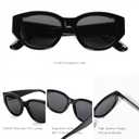 ZENOTTIC Polarized Sunglasses Women Trendy: Classic Sun Glasses Ladies Cateye Frame - Retro Cute Shades UV400 Protection