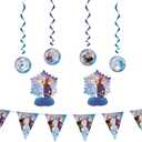 Unique Disney Frozen 2 Decorating Kit (7 Pcs.) - Enchanting Party Accessory for Magical & Memorable Moments