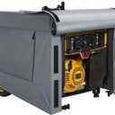 Generator Covers, Portable Generator Cover 32Lx24Wx24H, Sturdy Generator Cover for Outdoor Generators 5000-10000 Watt, Universal fit for Most Generators-Grey (32"Lx24"Wx24"H)