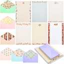 60 Sheets Vintage Floral Stationary with 30 Envelopes, Letter Writing Paper for Poems, Thank You Notes, Pen Pal, Scrapbook, Calligraphy (6 Designs, 10.2 x 7.25 In)
