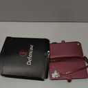 Defencase for iPhone 16 Plus Magnetic Wallet Case Compatible with Magsafe with RFID Blocking Zipper Strap Card Holder for Women Men PU Leather Detachable Case for iPhone 16 Plus (6.7 inch), Wine Red