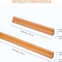 2 x Premium Wooden Card Holder for Board Games (2pcs)  Durable Solid Wood Card Rack, Multi-Row Design for Standard and Large Cards, Ideal for Family Game Nights and Collectors (25 cm)