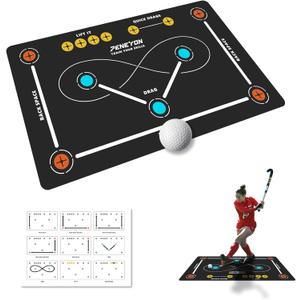 (59 * 35.4IN) Field Hockey Training mat | Indoor/Outdoor Field Hockey Equipment for All Ages,Anti-Slip and Quiet Surface,The Best Gift for Field Hockey Training Enthusiasts