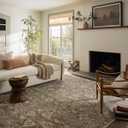 Loloi Magnolia Home by Joanna Gaines Junie Collection JUE-06 Lagoon/Natural 11'-6" x 15'-7", .38" Pile Height, Area Rug