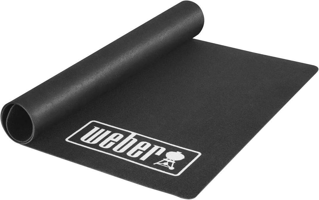 Weber Floor Protection Mat Large, HeatResistant Surface Protector for Kettles, Gas Grills & Smokers