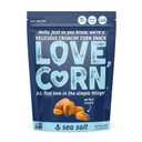 LOVE CORN Sea Salt | Delicious Crunchy Corn Natural Snack | 4 Ounce x 1 Bag | Non-GMO, Low-Sugar, Gluten-Free, Plant Based, Vegan, Low Sugar (EXP 01/24/26)