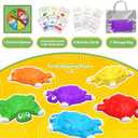 ABERLLS Stepping Stones for Kids 3 4 5 6 7 Year Old, Toddlers Turtle Balance Climbing Toys, Outdoor Indoor Sensory Play, Obstacle Course Coordination Game