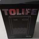 ToLife Dehumidifier for Home, 1000 sq.ft Dehumidifiers for Basement Bedroom Bathroom with 95 OZ Water Tank, Auto Shut Off 7 Colors LED Light, Black