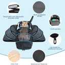 Cat/Dog Airline Approved Expandable Pet Carrier for Small Pets - Removable Pad, Pockets, TSA Compliant