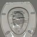 Jool Baby Quick Flip Toilet Seat, Built-in Potty & Splash Guard (Elongated)