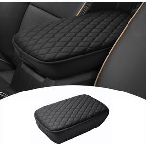 Shademax Center Console Cover for Chevy Colorado/GMC Canyon 2023-2025 2026 Accessories Armrest Cover for Colorado/Canyon Truck Arm Rest Cushion Pad PU Leather Middle Console Cover Seat Box Protector