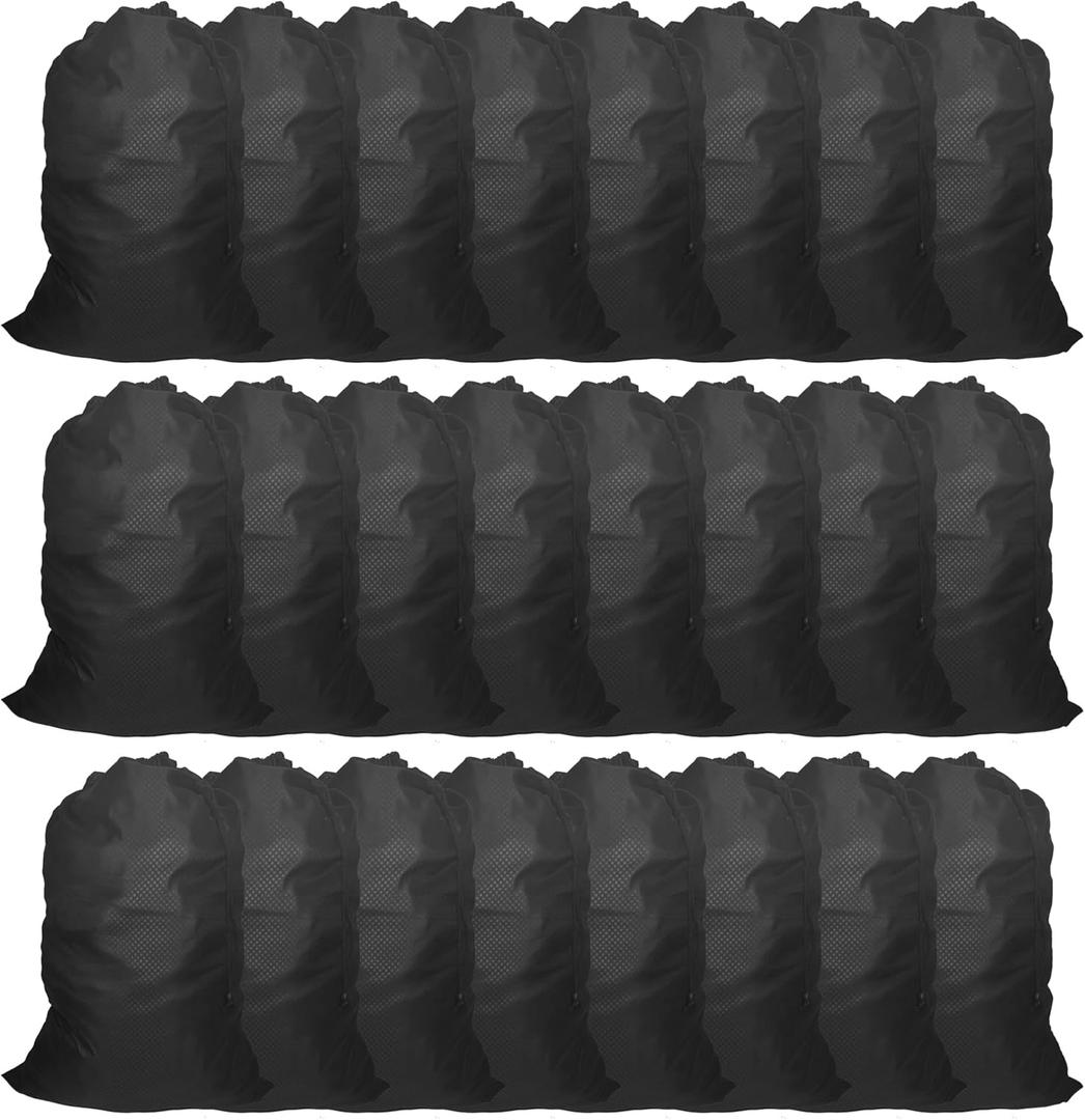 ZPECC Laundry Bag 24 Pack, 40"" x 30"" Bulk Laundry Bags Travel with Drawstring, Extra Large heavy duty bag for Dirty Clothes Storage, Fit a Basket or Hamper