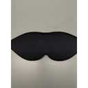 LitBear Sleep Mask for Side Sleeper Women Men, Eye Mask for Sleeping Light Blocking, 3D Contoured Cup Sleeping Mask, Soft Breathable Sleep Eye Mask with Adjustable Elastic Strap for Travel (Black)