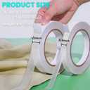 Premium Double-Sided Fabric Tape Combo Pack - 1/2 + 3/4inch x 49 FT