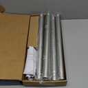 Silver Curtain Rods for Windows 28 to 48 Inch(2.3-4ft),1" Diameter Heavy Duty Curtain Rods,Adjustable Curtain Rod,Modern Decorative Drapery Rods,Telescoping Window Curtains Rod 18-45",Antique Silver