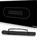 70 x 35 Inch Poker Mat, 10 Players Texas Hold'em Poker Table Top with Carrying Bag for Poker Games, Blackjack, Casino