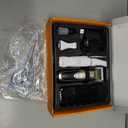 oneisall Dog Clippers and Paw Trimmer Kit 2 in 1 Low Noise Cordless Dog Clippers for Grooming Pet Hair Trimmers for Small and Large Dogs Cats Animals (Gold)