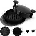 Chicken Shredder Shred Machine Meat Shredder Meat Shredding Tool with Handles and Non-Skid Base Mat Suitable for Pulled Pork Red Beef Chicken Alternative to Bear Claws 1pc 8inch Black