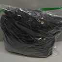 WOWULOVELY Mens Baggy Cargo Ski Pants Baggy Snowboard Snow Pant Loose Insulated Waterproof Windproof Unisex (Small, Black)