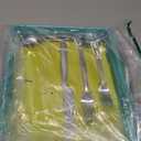 Gourmet Settings - 20-Piece Silverware Set - Lance Collection - Polished Stainless Steel Flatware Sets - Service for 4 - Kitchen Cutlery Utensils Knife/Fork/Spoons - Dishwasher Safe (28-821)