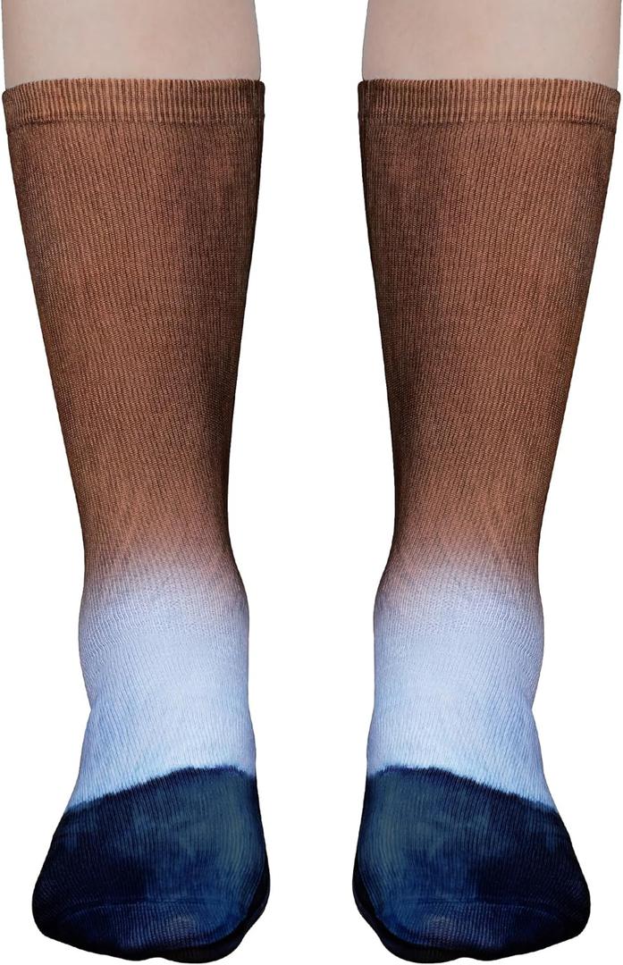 Funny Christmas Gifts Novelty 3D Animal Paw Socks Crew Stocking Stuffers for Adult Teens Gag White Elephant Gifts