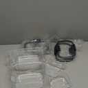 Rubbermaid Brilliance Glass Food Storage Containers, 3.2 Cup, Set of 4, BPA-Free, Leak-Proof, Clear