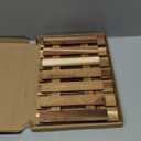 'vidaXL Beige Acacia Wood Non-Slip Bath Mats  9*12 - Water Bathroom or Sauna Room Mats with Slatted Design - Pack of 2
