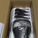 Ceiling Fans with Lights and Remote: 42 Inch Modern Black Ceiling Fan, Low Profile Flush Mount, Quiet Reversible DC Motor & 3CCT Dimmable LED for Bedroom Living Room Kitchen Indoor Outdoor