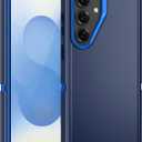 for Samsung Galaxy S26 Case [Shockproof] [3-Layer][Military-Grade] Full Body Protection Rugged Heavy Duty Cover Case for Galaxy S26 5G,Dark Blue
