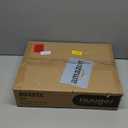 Huuger Nightstand with Charging Station, Side Table with Fabric Drawers, End Table with Open Shelf, Bedside Table with USB Ports and Outlets, Night Stand for Bedroom, Rustic Brown and Black (11.8"D x 15.7"W x 23.6"H (2 Drawers))