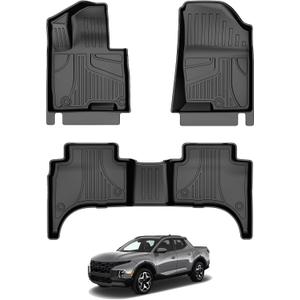 Floor Mats for Hyundai Santa Cruz 2022-2026, All Weather Floor Liners
Custom Fit Waterproof Easy to Clean Heavy Duty Non-Slip 1st & 2nd Row Car Mats