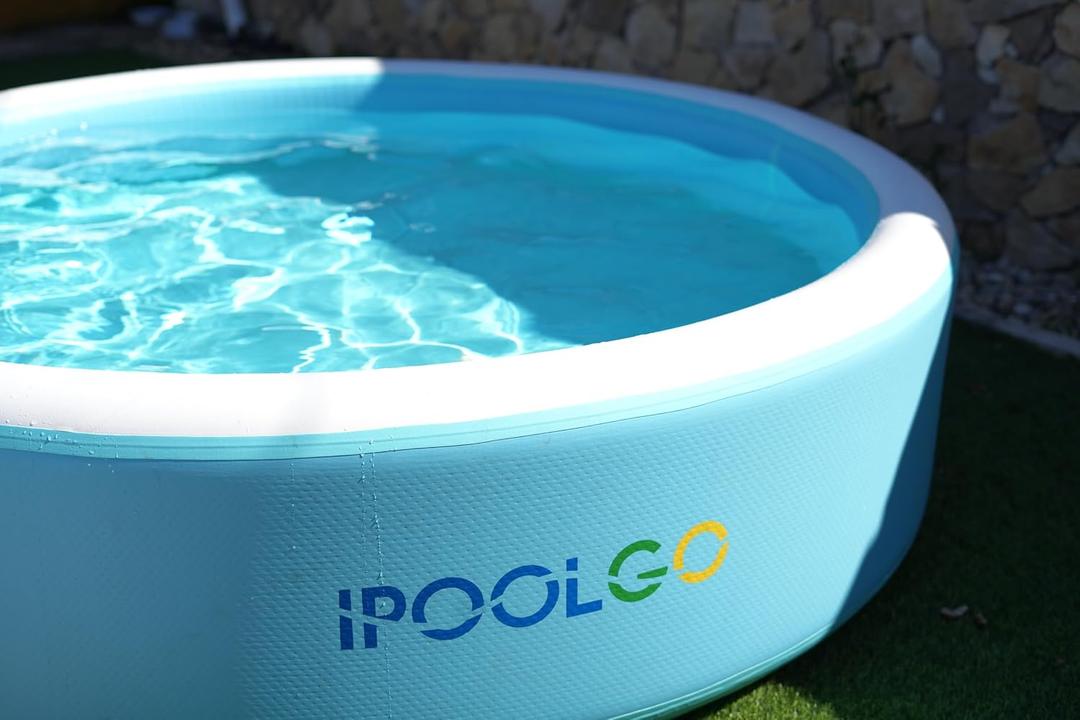 Inflatable Swimming Pool, Blue/white, 6977232130000