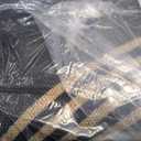 Lahome Modern Rainbow Easy Jute 6x9 Rug, Large Living Room Carpet Washable Outdoor Patio Dining Room Rug, Non Slip Indoor Outdoor Carpet for Backyard Deck Office Decor (Nature/Black Rainbow)