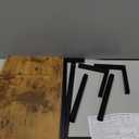 Heimlove Deep Floating Shelves for Wall, 16W x 12D Wood Wall Shelves Set of 2, Wide Floating Bookshelf for Living Room, Kitchen, Office, Bedroom and Decor Storage, with Metal Bracket - Rustic Brown